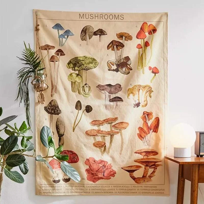 Forest's Mushrooms Tapestry - Glova