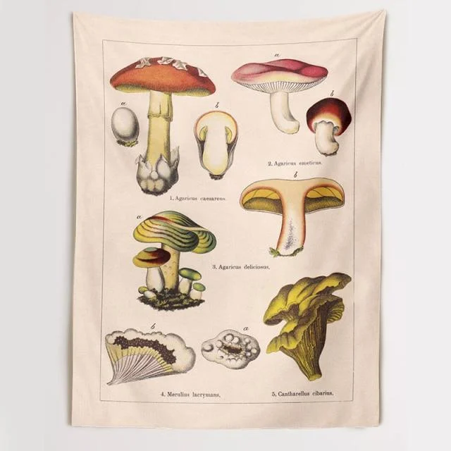 Forest's Mushrooms Tapestry - Glova