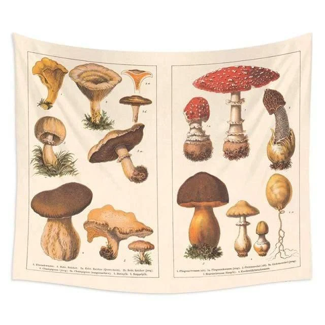 Forest's Mushrooms Tapestry - Glova