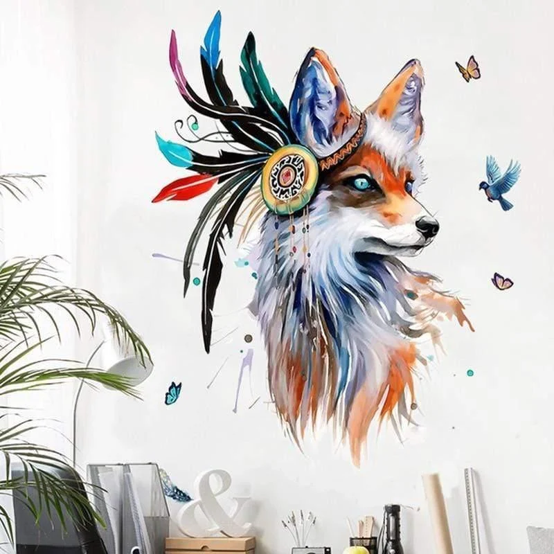 Fox Wall Sticker - Glova