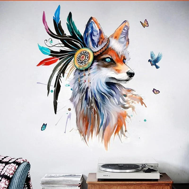 Fox Wall Sticker - Glova