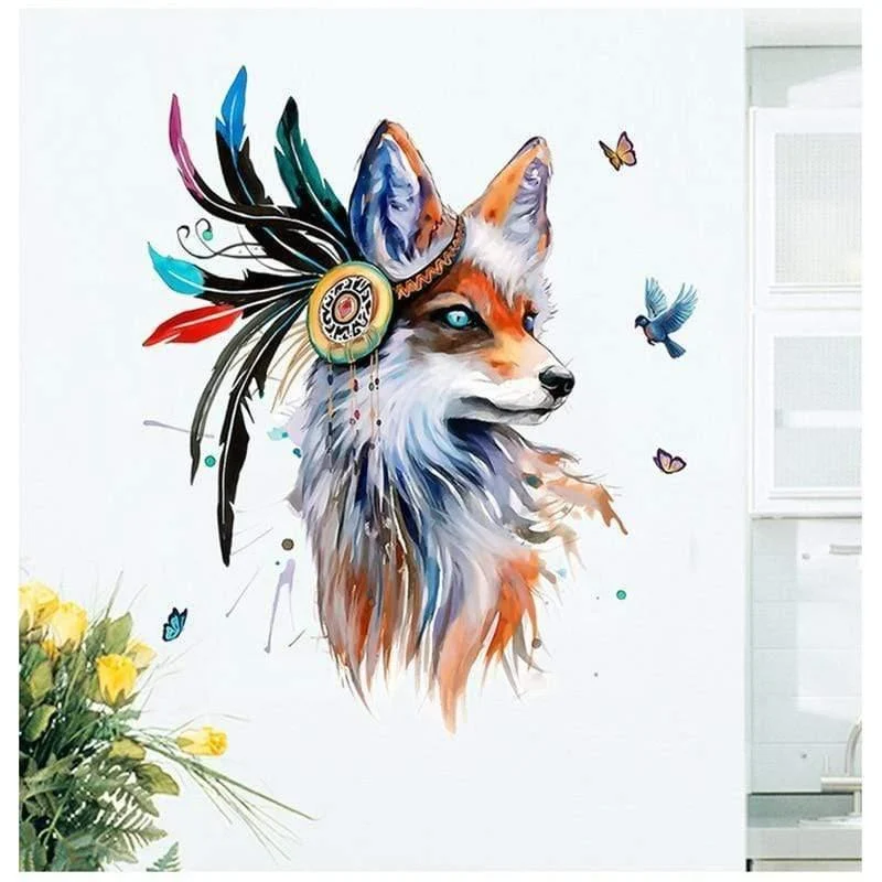 Fox Wall Sticker - Glova