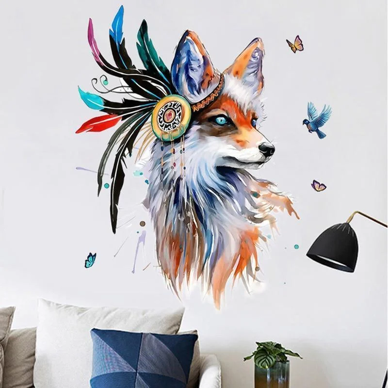 Fox Wall Sticker - Glova