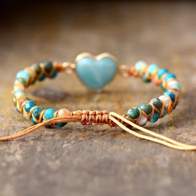 FROM THE HEART AMAZONITE BRACELET - Glova