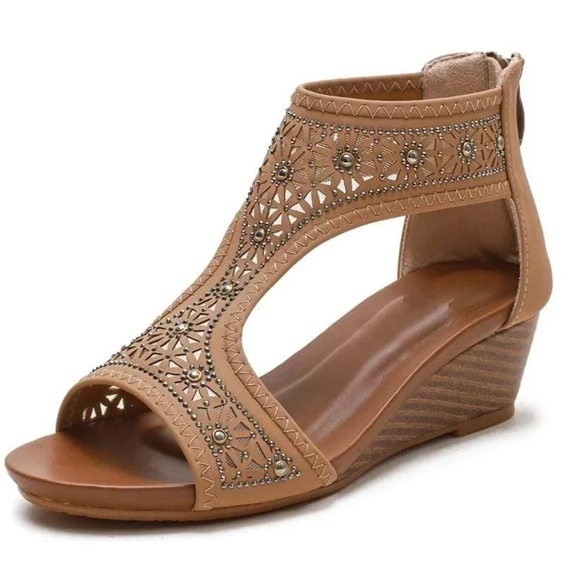 Gaia Wedges Sandals - Glova