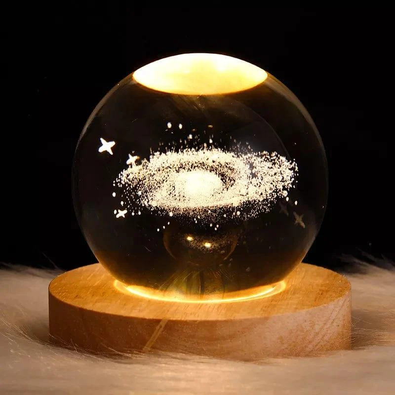 Galaxy Crystal Ball Night Light - Glova