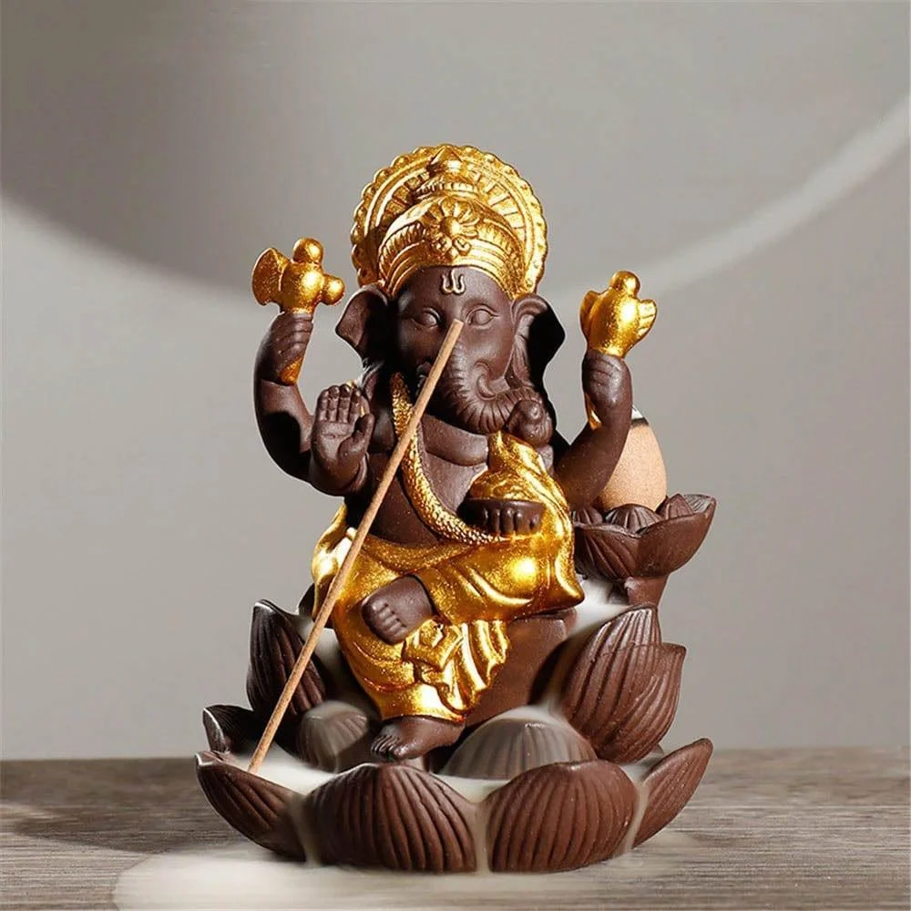 Ganesha Backflow Incense Burner - Glova