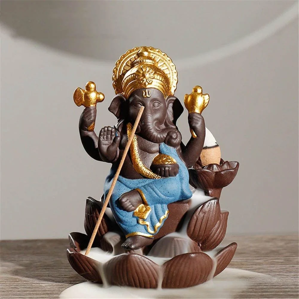 Ganesha Backflow Incense Burner - Glova