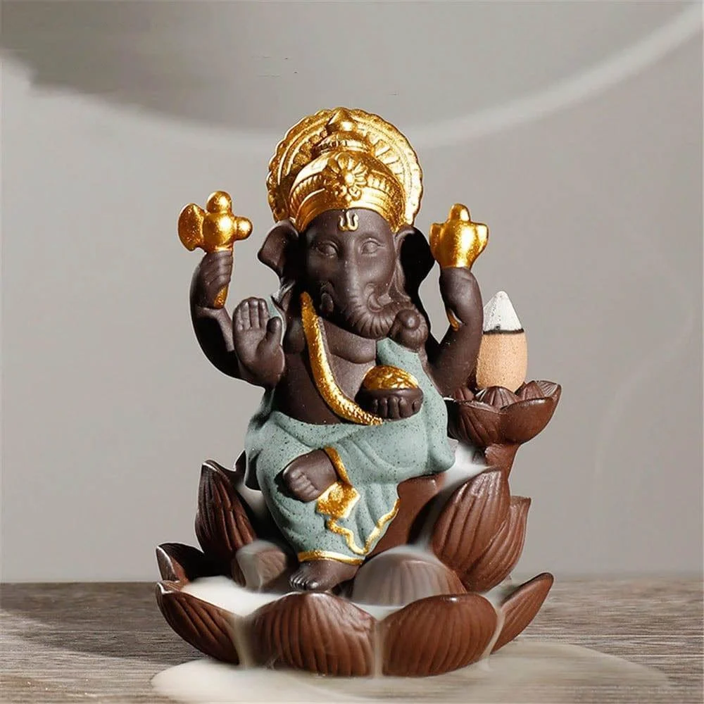 Ganesha Backflow Incense Burner - Glova