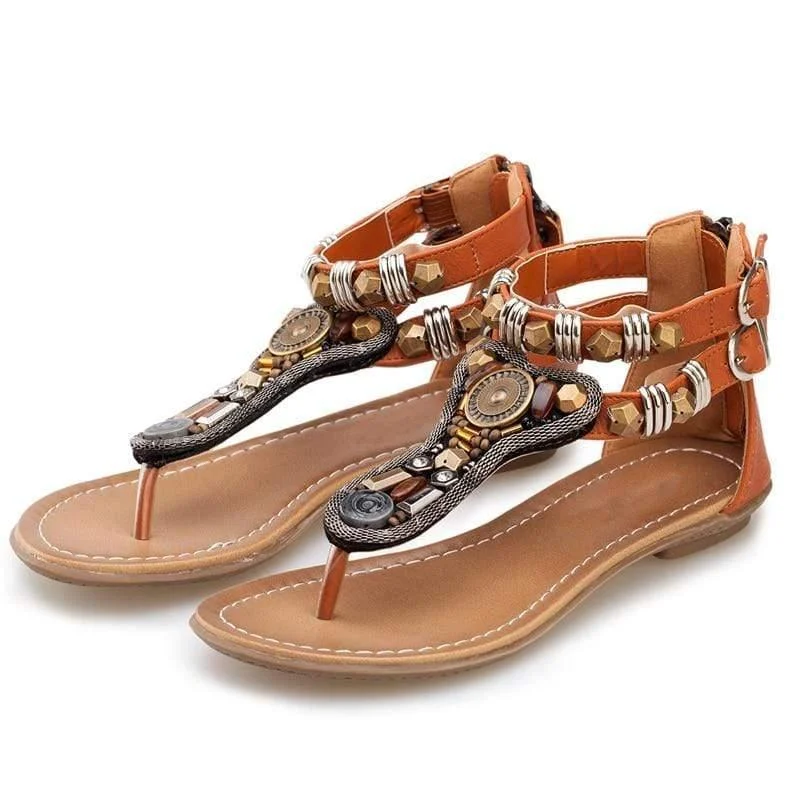 Gemma Flat Sandals - Glova