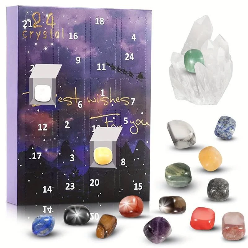 Gemstone Christmas Countdown Calendar - Glova