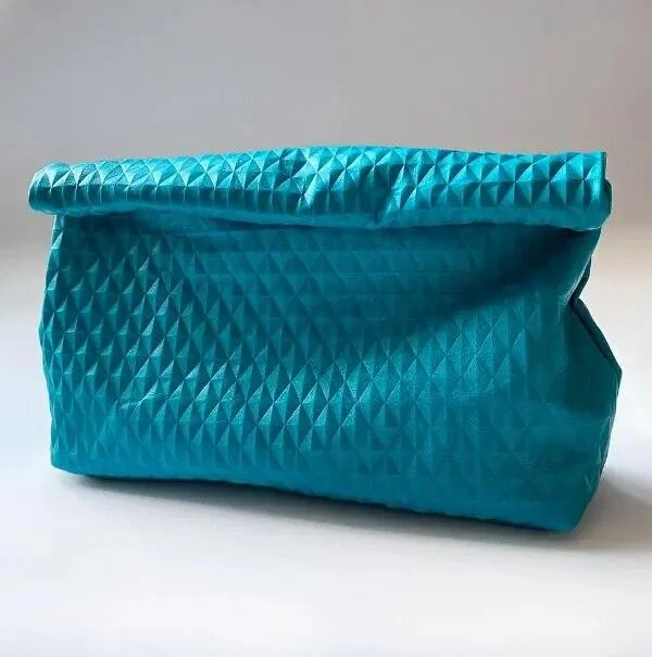 Genuine Leather Fold Over Envelope Clutch Bag - Glova