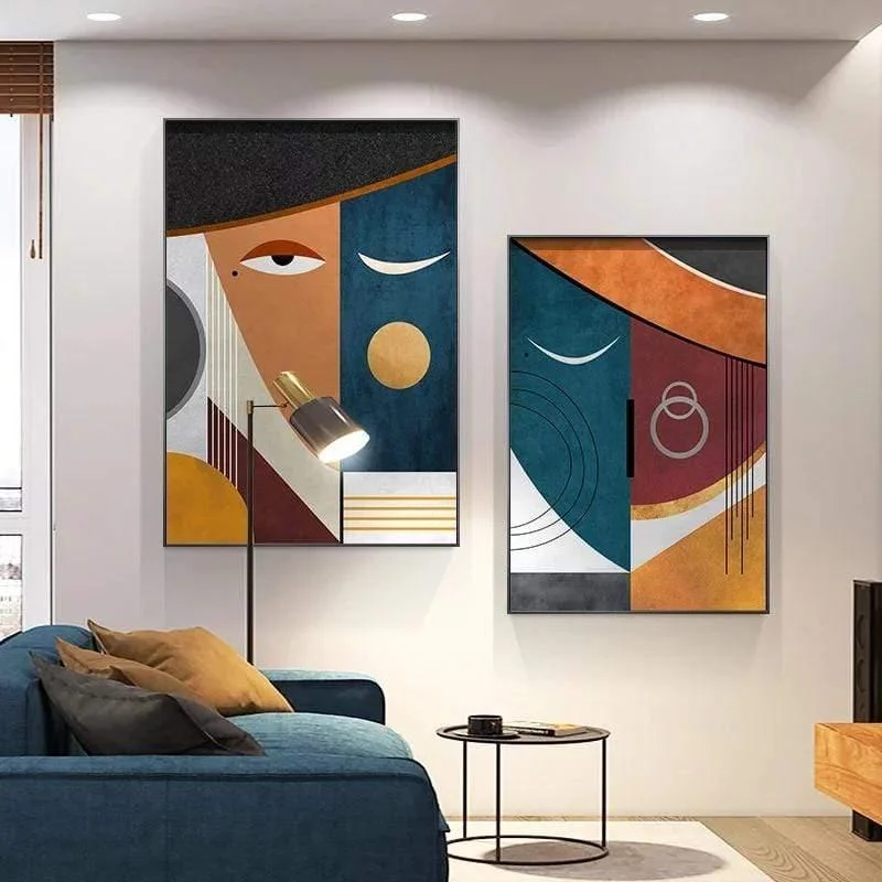 Geometric Abstract Wall Art - Glova