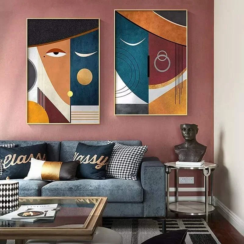 Geometric Abstract Wall Art - Glova