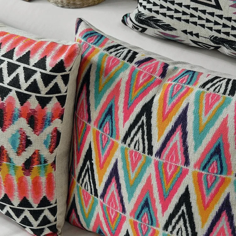 Geometric Boho Cushion Covers - Glova