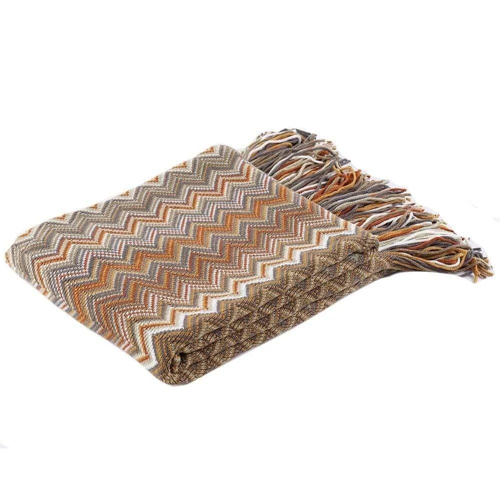 Geometric Pattern Throw Blanket - Glova