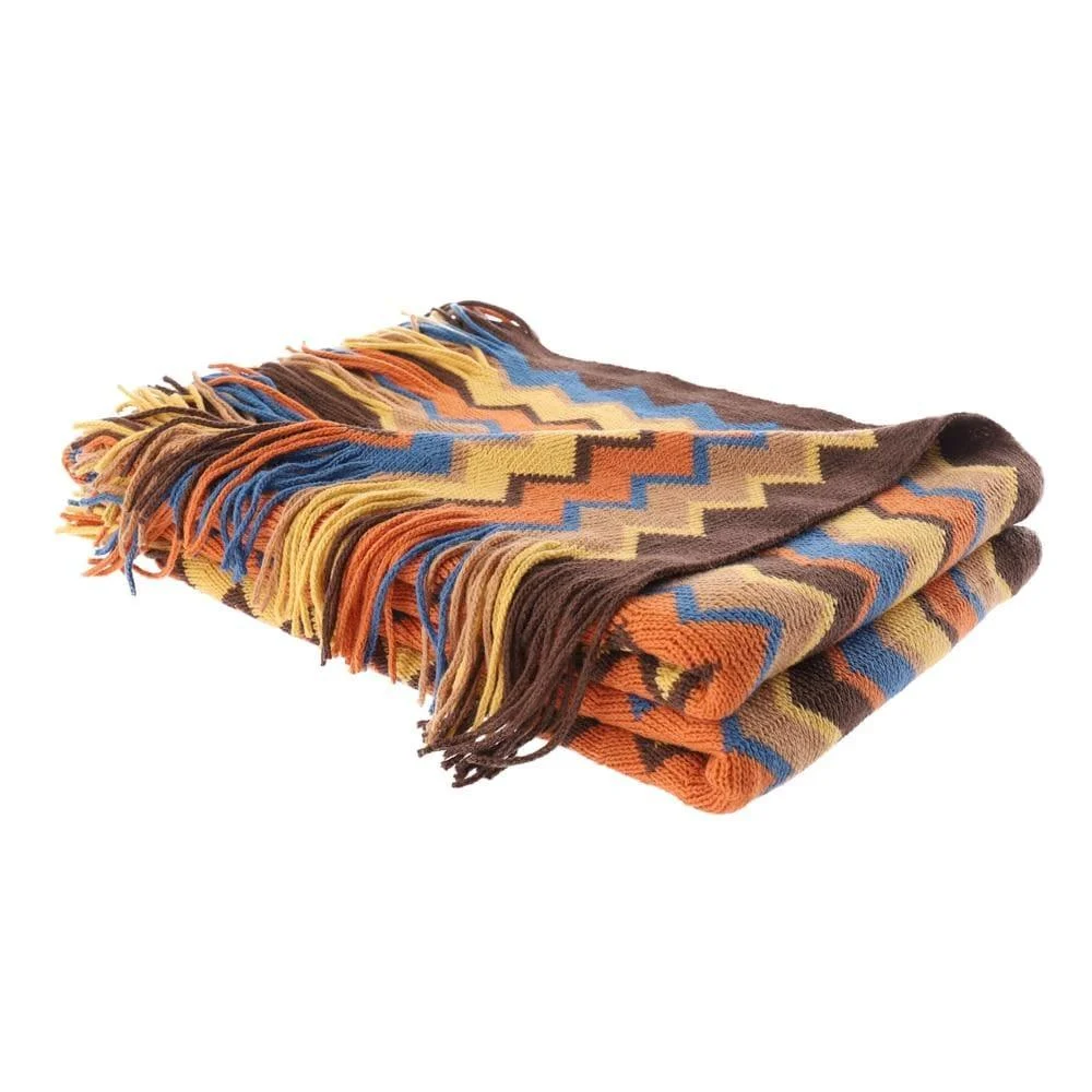 Geometric Pattern Throw Blanket - Glova