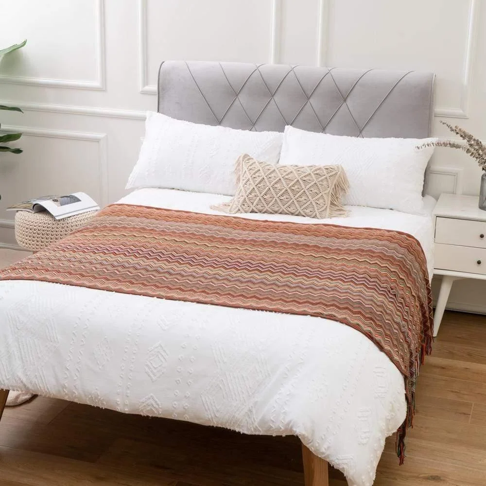 Geometric Pattern Throw Blanket - Glova