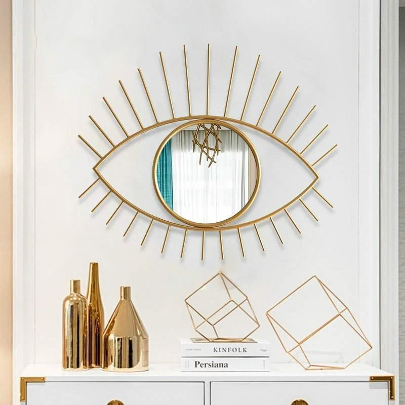 Gilt Eye Glam Accent Mirror - Glova