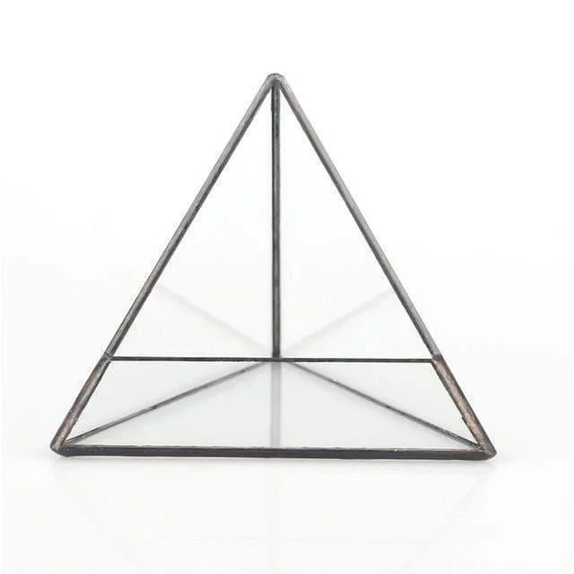 Glass Pyramid Plant Terrarium - Glova