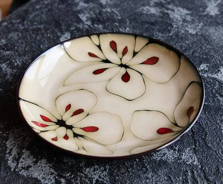 Glazed Hand-Painted Plates - Glova