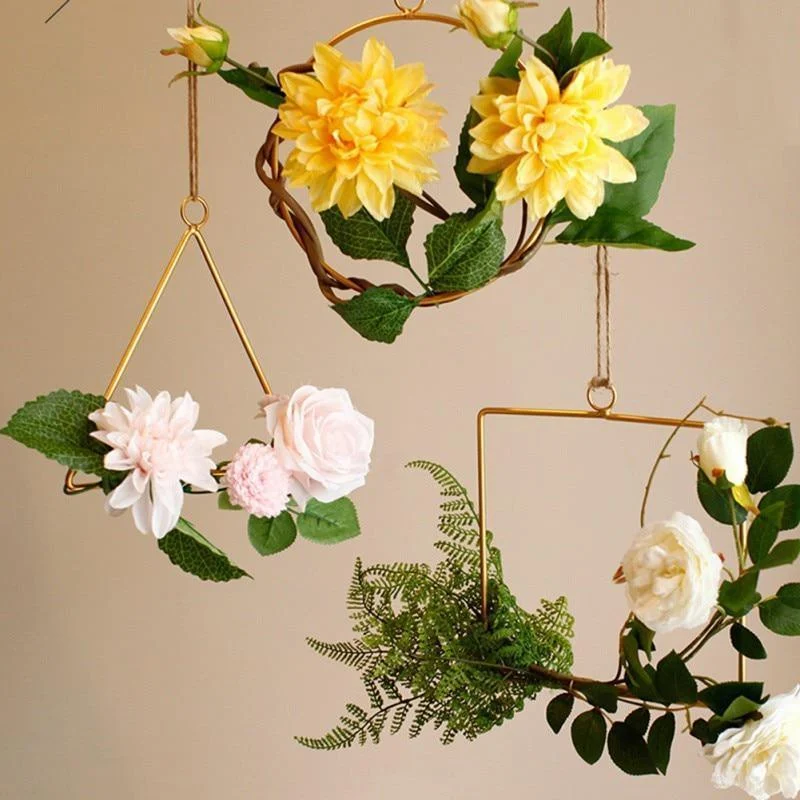 Gold Geometric Hanging Decorations - Glova