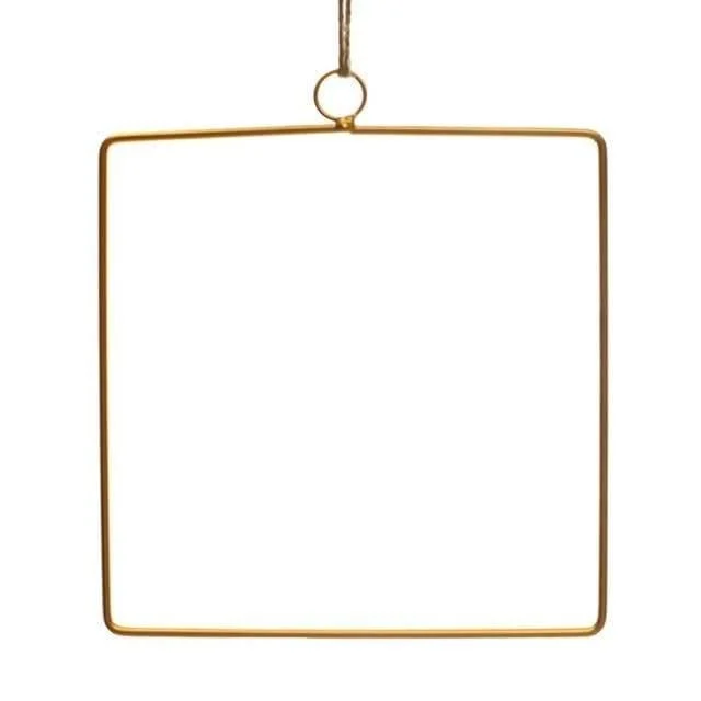 Gold Geometric Hanging Decorations - Glova