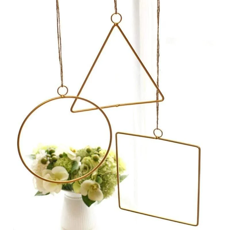 Gold Geometric Hanging Decorations - Glova