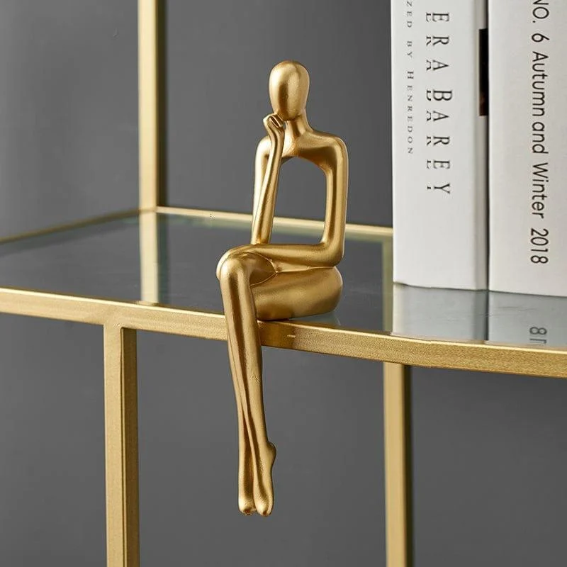 Golden Abstract Figurines - Glova