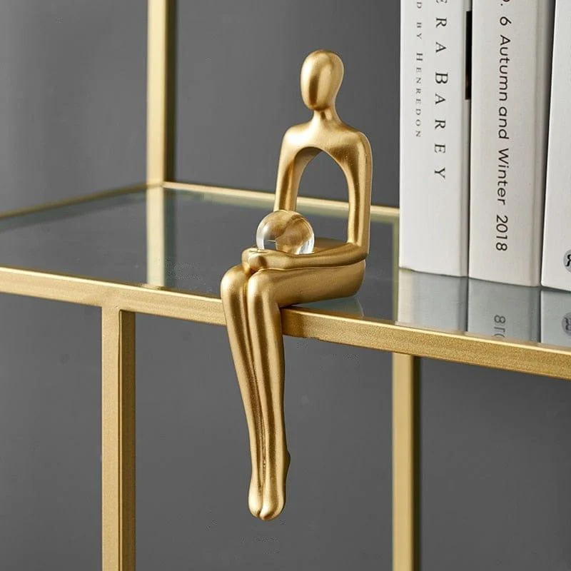 Golden Abstract Figurines - Glova