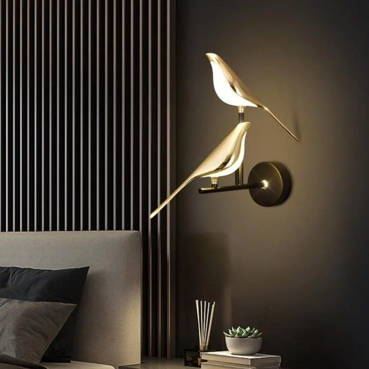 Golden Bird Wall Light - Glova