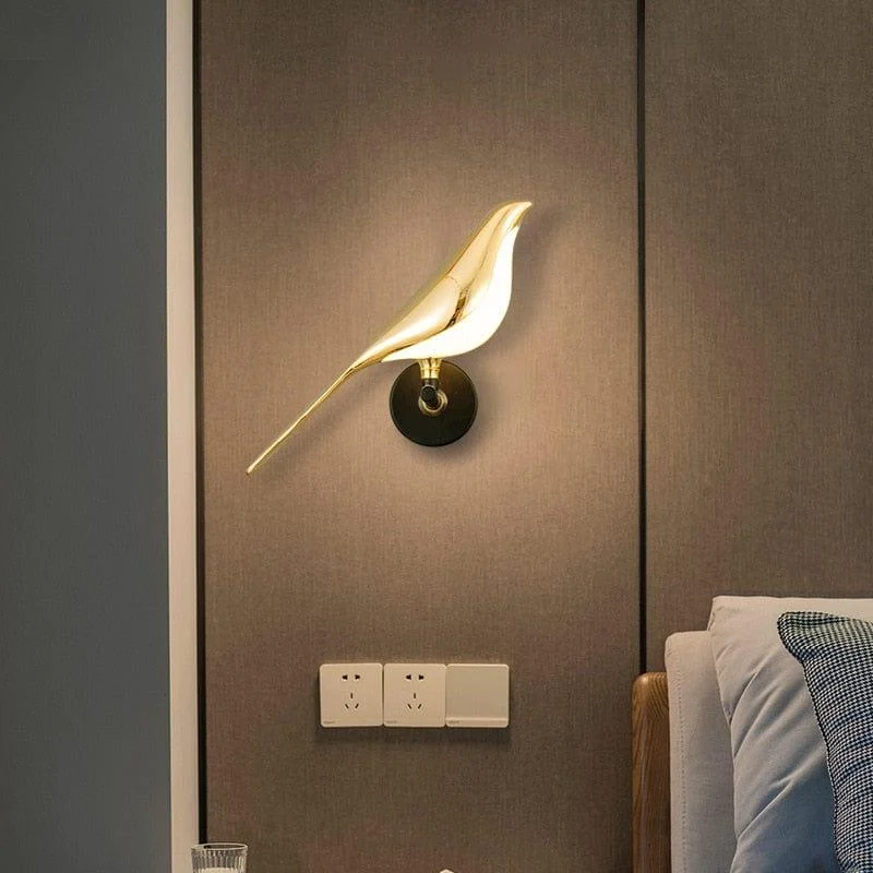 Golden Bird Wall Light - Glova