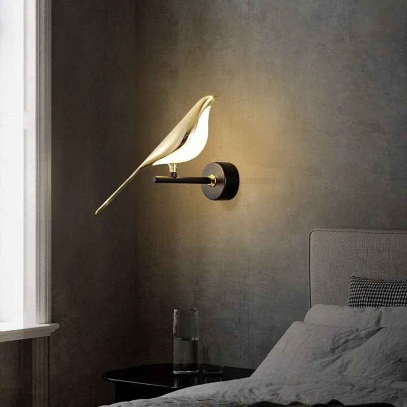 Golden Bird Wall Light - Glova