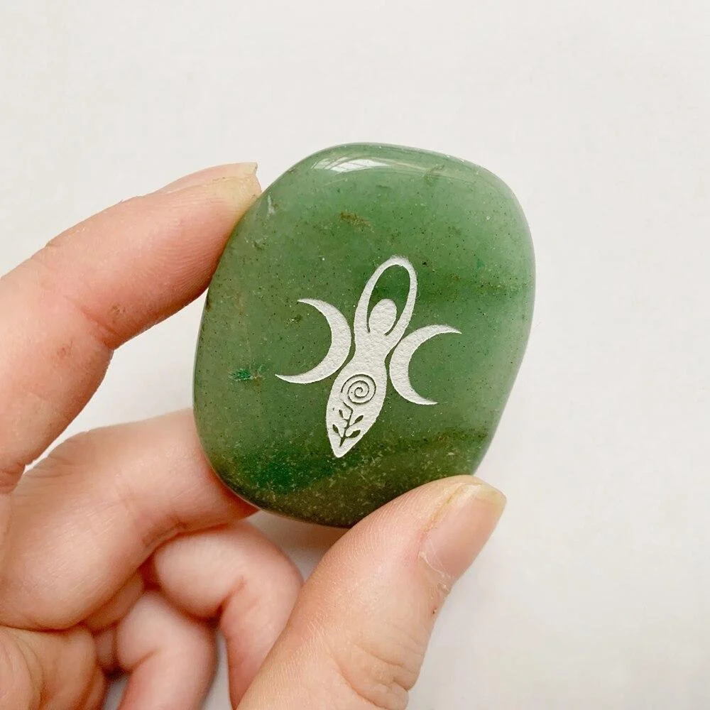 Green Aventurine Goddess Stone - Glova