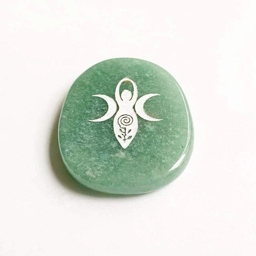 Green Aventurine Goddess Stone - Glova