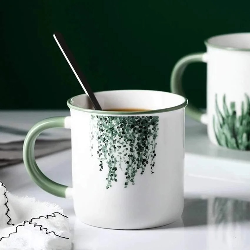 Green Plants Mugs - Glova