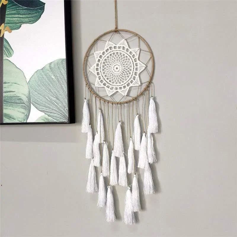 Groovy Dreamcatcher with Tassels (11 Colors) - Glova