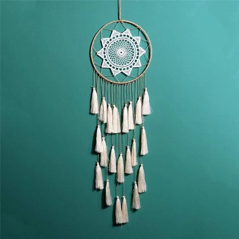 Groovy Dreamcatcher with Tassels (11 Colors) - Glova