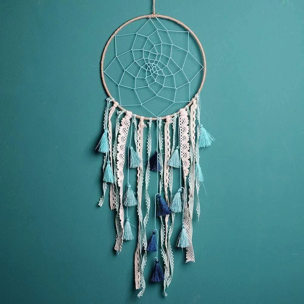 Groovy Dreamcatcher with Tassels (11 Colors) - Glova