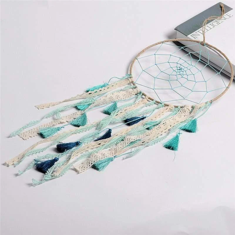 Groovy Dreamcatcher with Tassels (11 Colors) - Glova