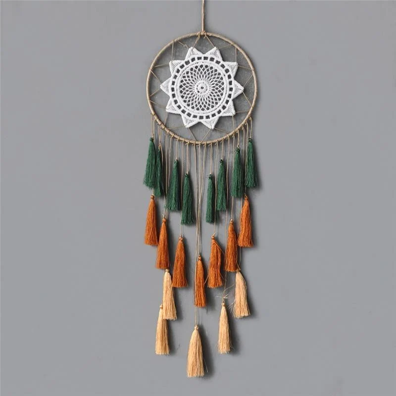 Groovy Dreamcatcher with Tassels (11 Colors) - Glova