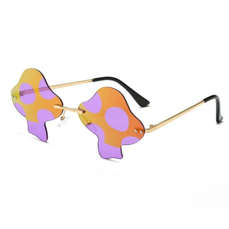 Groovy Mushroom Festival Sunglasses - Glova