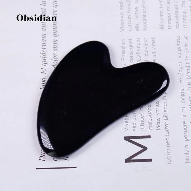 Gua Sha Heart Shaped Crystal Quartz - Glova