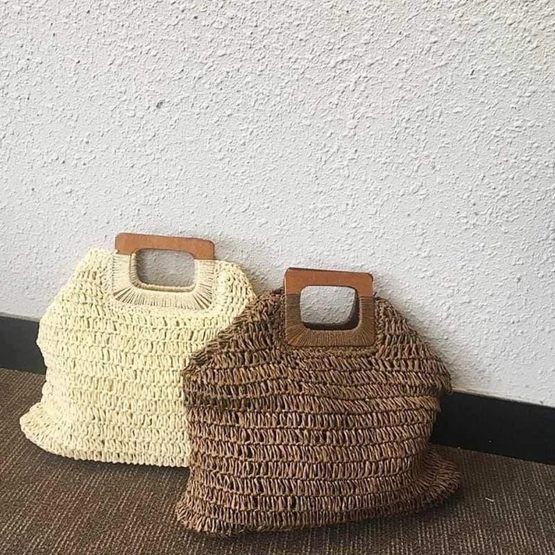 Gunni Knitted Straw Handbag - Glova