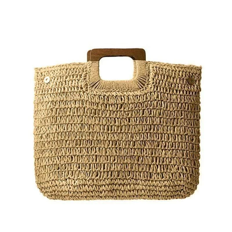 Gunni Knitted Straw Handbag - Glova