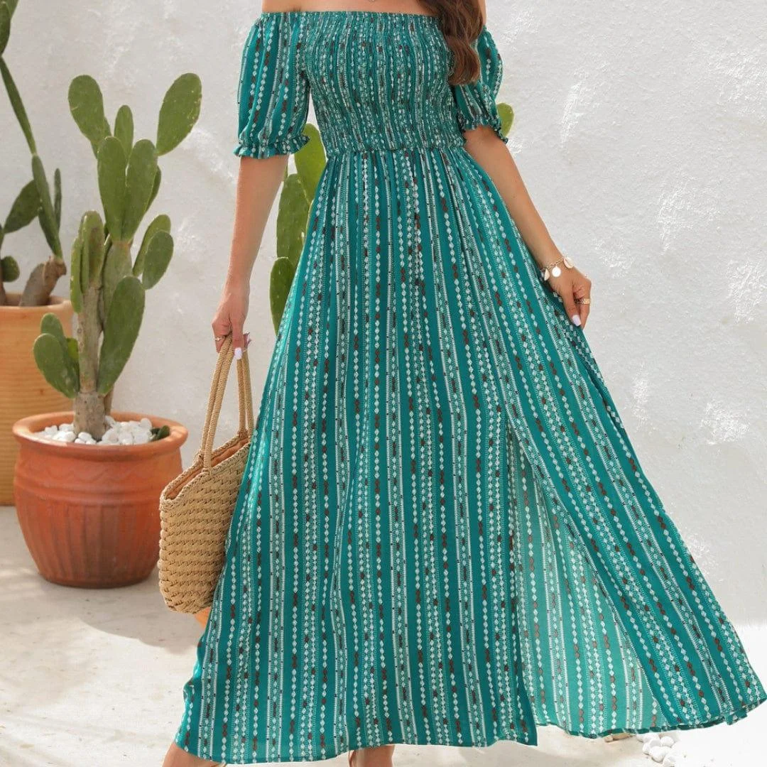 Gypsy Dreamer Off Shoulder Maxi Dress - Glova