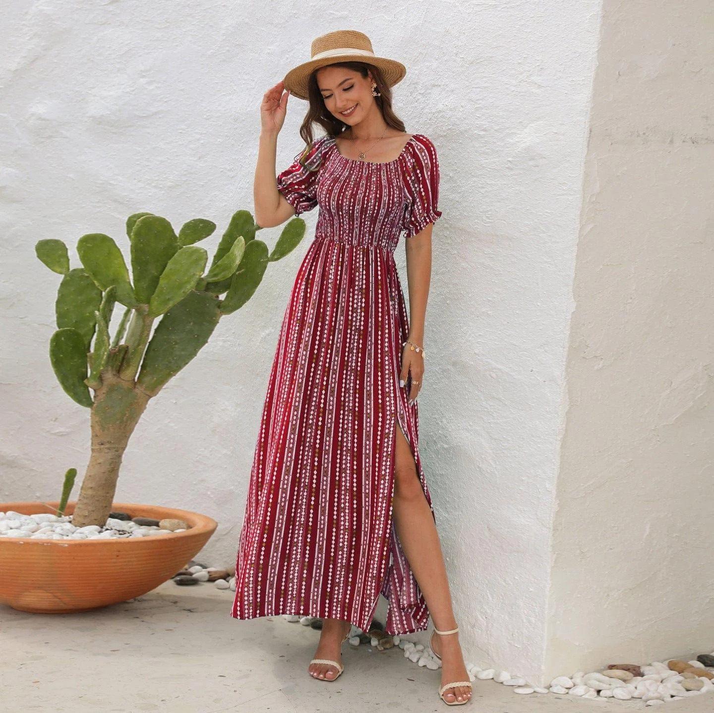 Gypsy Dreamer Off Shoulder Maxi Dress - Glova