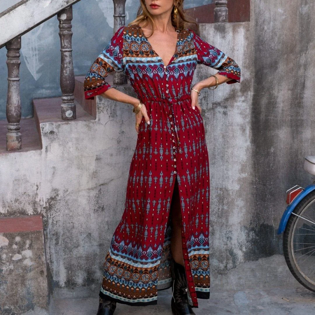 Gypsy Moon Tunic Maxi Dress - Glova