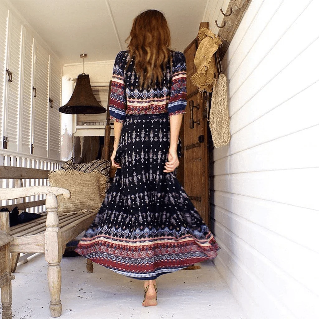 Gypsy Moon Tunic Maxi Dress - Glova