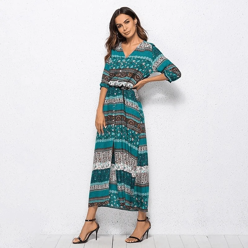 Gypsy Moon Tunic Maxi Dress - Glova